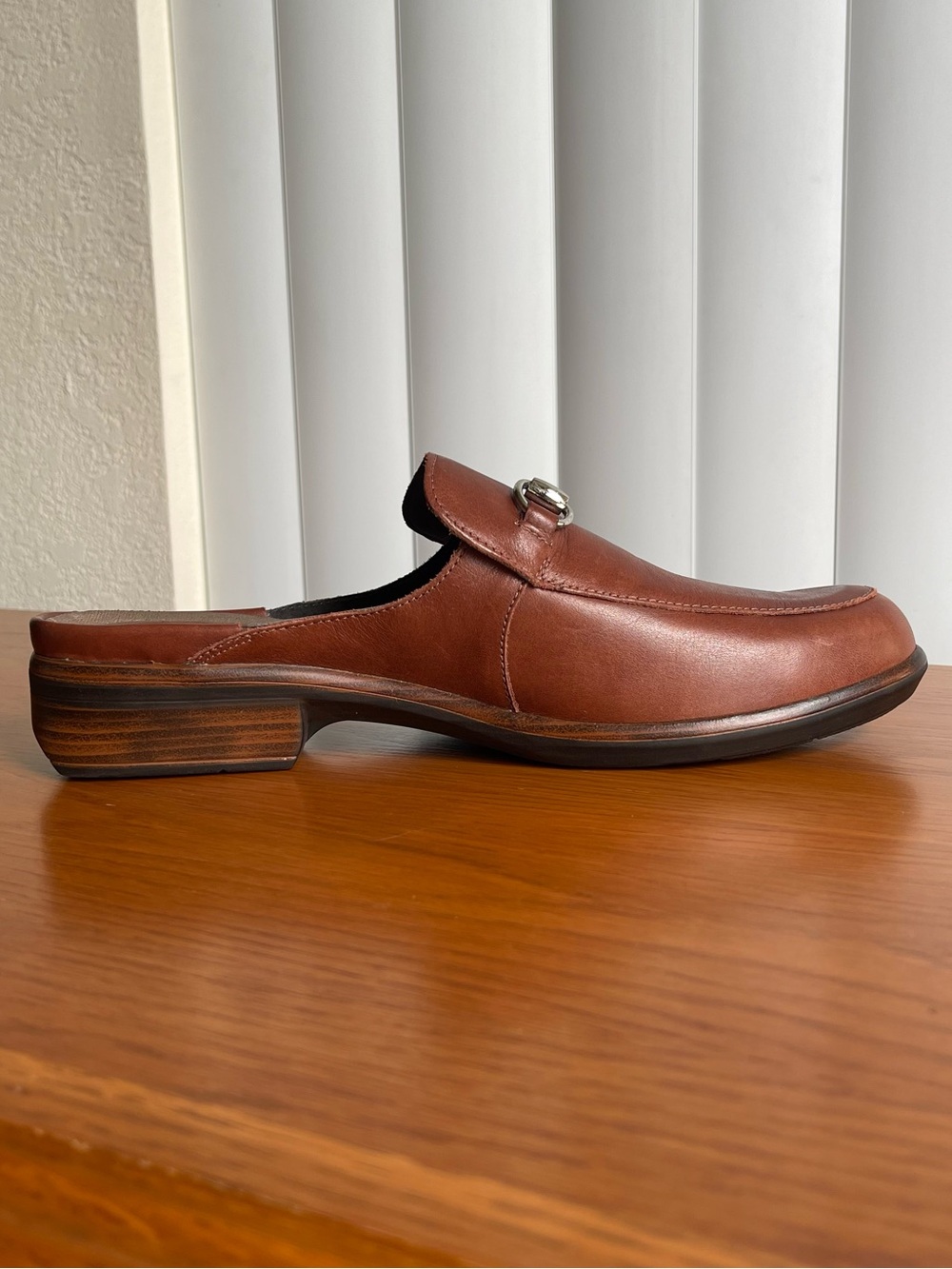 Naot Halny Mule Chestnut Brown Leather Size 41/10 - Picture 6 of 15